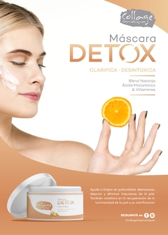 Máscara Detox Clarifica, Nutre E Ilumina 250g Collage - comprar online