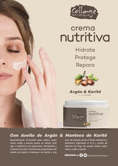 Crema Nutritiva Facial Con Argan Y Karite 250g Collage