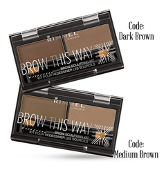 Kit De Cejas Pomada Gel Brow This Way - Rimmel London - comprar online