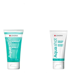 Kit Lidherma Aquashot: Hidratante Y Exfoliante Suave