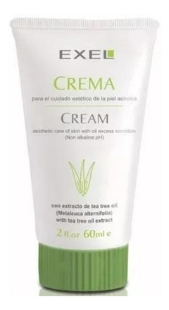 Crema Exel Piel Acneica Seca Espinillas Tea Tree Oil 60ml