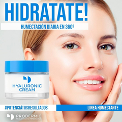 Hialuronic Hydra Cream Hidratante Antiage 50g Prodermic - comprar online