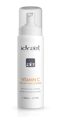 Vitamin C Micelar Foam Cleanser Espuma Limpieza 500ml Idraet