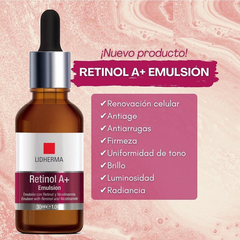 Retinol A+ Anti-age Renovador Celular Nicotinamida Lidherma - comprar online