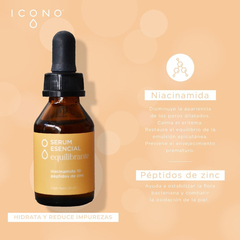 Serum Esencial Equilibrante Niacinamida Piel Grasa Icono