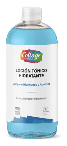 Loción Tónico Hidratante Colágeno Hidrolizado 500ml Collage