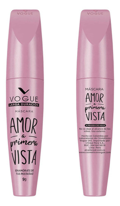 Máscara Pestañas Amor A Primera Vista Vogue 9g Negro Wp - tienda online