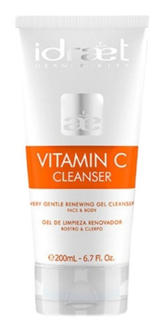 Vitamina C Cleanser Gel De Limpieza Facial 180g Idraet