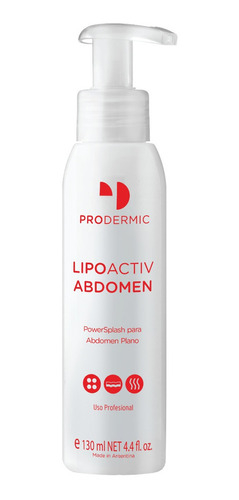 Lipoactiv Abdomen Plano Reductor Quema Grasa 130ml Prodermic