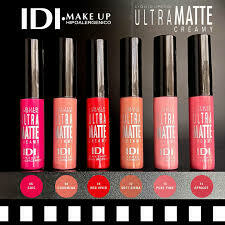 Labial Ultra Matte Creamy Lipstick IDI Make Up