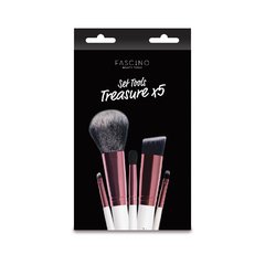 Set De 5 Brochas De Maquillaje Treasure X 5 - Fascino Nuevo en internet