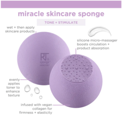Miracle Skincare Sponge Esponja Facial Real Techniques #4223 - comprar online