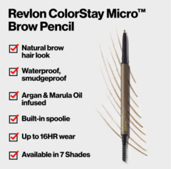 Micro Brow Pencil Lápiz p/ Cejas Ultrafino Revlon en internet