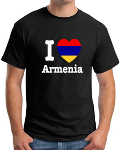 Armenia .Amo Armenia. Armenio. Remera de algodón peinado premium! - comprar online