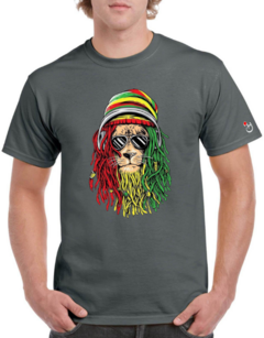 Leon Rasta. Remera de algodón peinado premium.