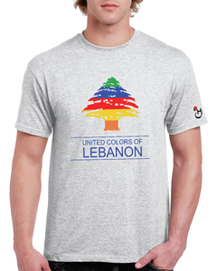Líbano. Lebanon. Colores del Líbano. Remera de algodón peinado premium!