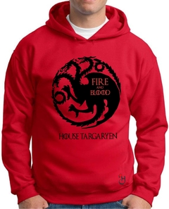 Buzo canguro de frisa Premium. Hoodie. Game of Thrones.Dragones. Series