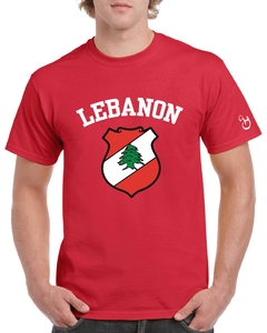 Líbano. Lebanon. Escudo. Remera de algodón peinado premium! (copia)