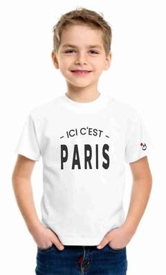 Ici C'est Paris. Messi. Psg. Algodón Premium. Niños