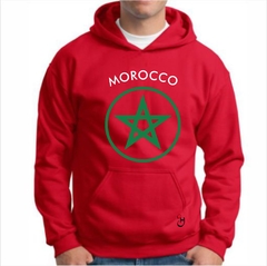 Buzo canguro de frisa Premium. Hoodie. Marruecos. Morocco.