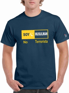 Musulmán, NO terrorista! Remera de algodón peinado premium! en internet