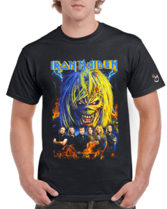 Iron Maiden. Banda. Mod 030. Remera de algodón peinado premium!