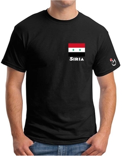 Siria.Caligrafía (doble estampa) Remera de algodón peinado premium! - comprar online