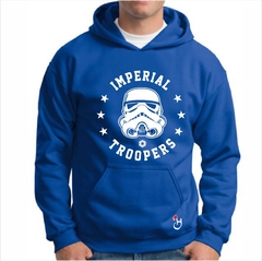 Buzo canguro de frisa Premium. Hoodie. Trooper. Starwars