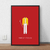 Quadro Freddie Mercury Minimalista - Stupendo - Quadros Decorativos