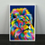 Quadro Leão Color - Stupendo - Quadros Decorativos