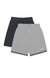 REVERSIBLE MESH SHORT GREY & BLACK