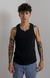 BLACK RIBB TANK TOP - comprar online