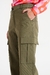 Pantalón cargo de gabardina (15029) - tienda online