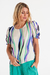 Blusa satén estampada (15032)