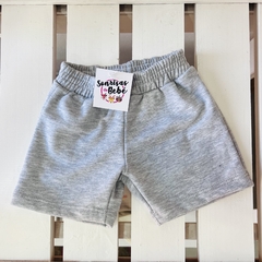 SHORT GRIS LISO Chico