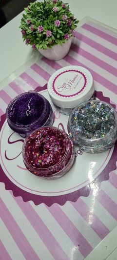 GLITTERS PARA ROSTRO CUERPO Y CABELLO 50g