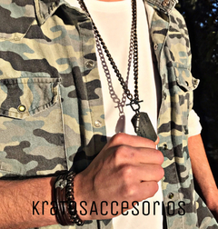 Combo Militar Collar y Pulsera - comprar online