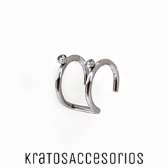 Aro a Presión Cuff Ibiza Plateado o Dorado - Kratos Accesorios