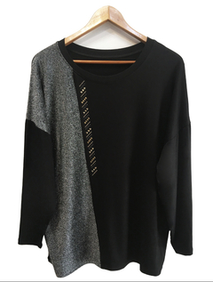 Remera con lurex y viscosa