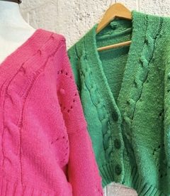 Saco trenzado lana Merino - tienda online