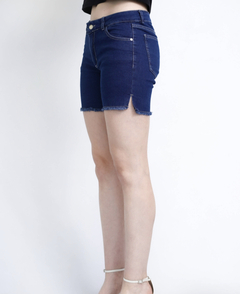 Short de jean elastizado y tiro alto - comprar online