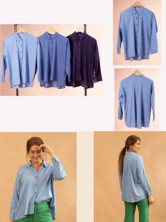 Camisa de símil Jean - tienda online