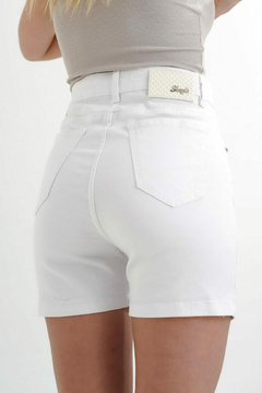 Short de jean blanca elastizada - comprar online