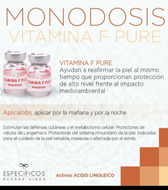 Vitamina F Pure, piel Sensible, Rosácea, 6u x 5ml Específicos Buenos Aires - COSMETICAMUNDOONLINE