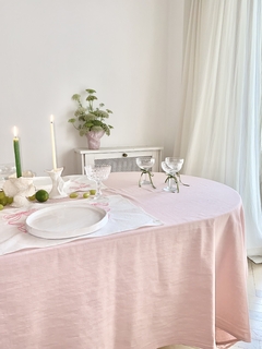 Mantel Gumier puro algodón rosa - FRANCA Arts & Crafts