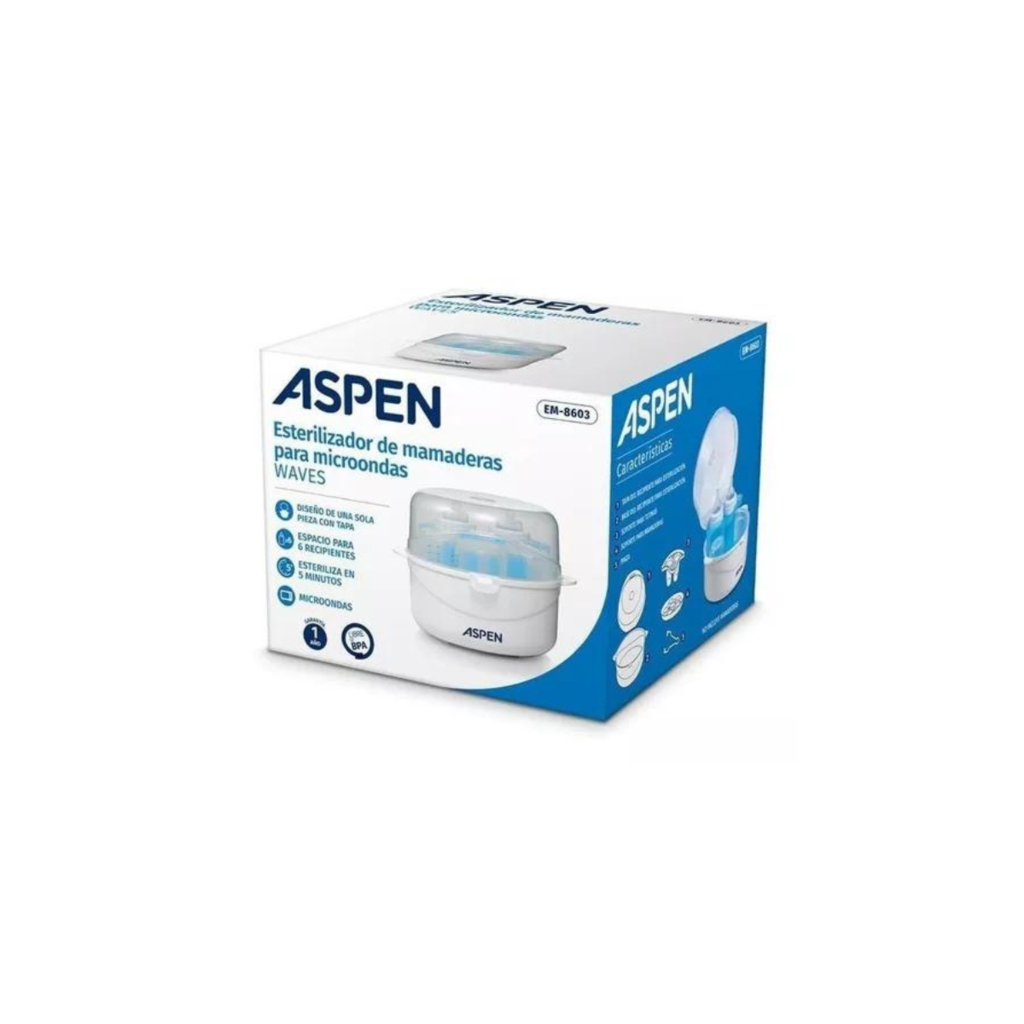 Esterilizador de mamaderas para microondas ASPEN - EM-8603
