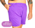 Short Solto Sintetico - Roxo