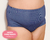 Hot Pant Canelado - Listrinhas Azul