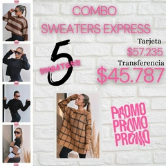 COMBO EXPRESS: LLEVATE 5 SWEATERS