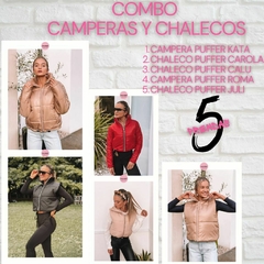 COMBO LLEVATE 3 CHALECOS Y 2 CAMPERAS PUFFER